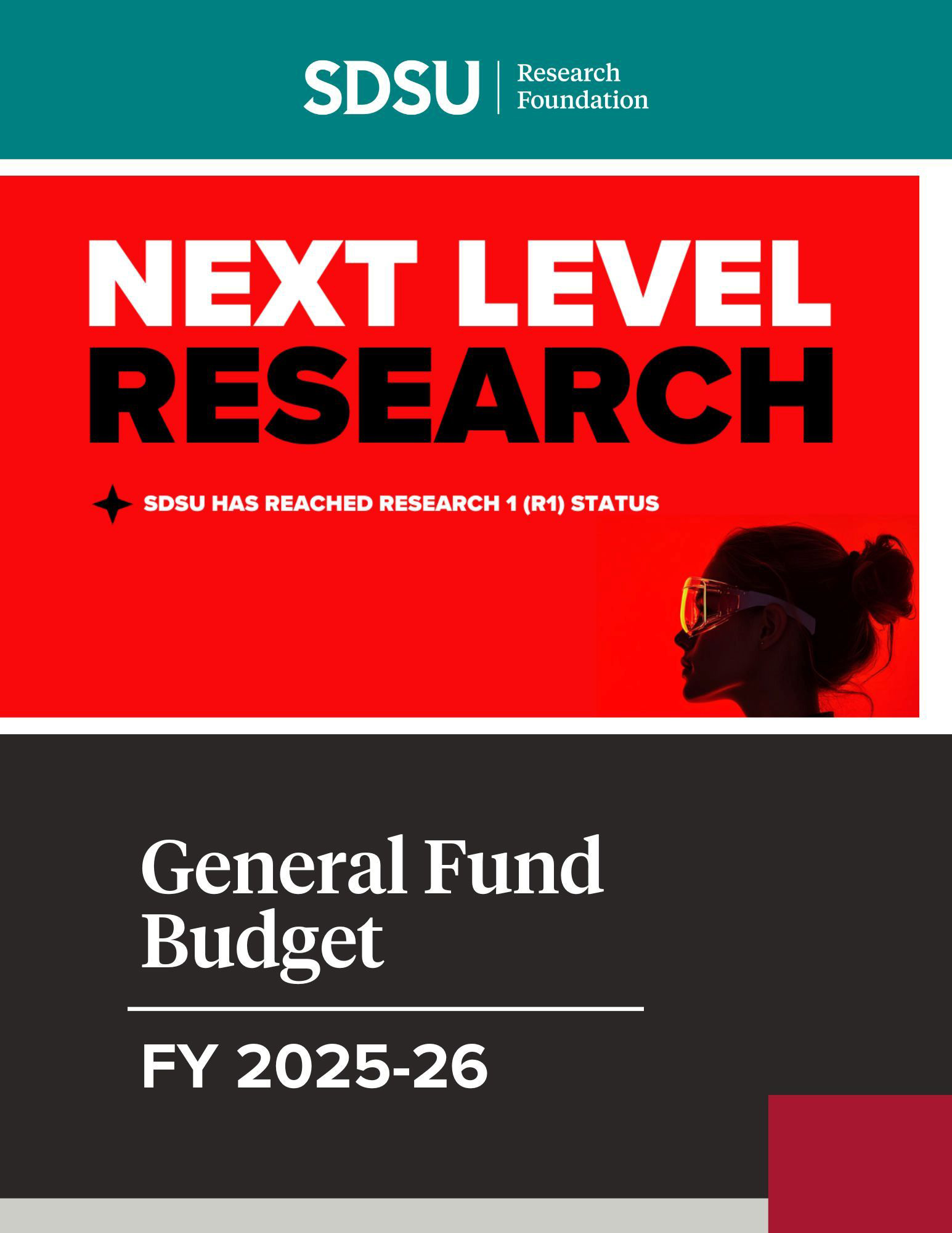 Cover of General Fund Budget for Fiscal Year 2025-26