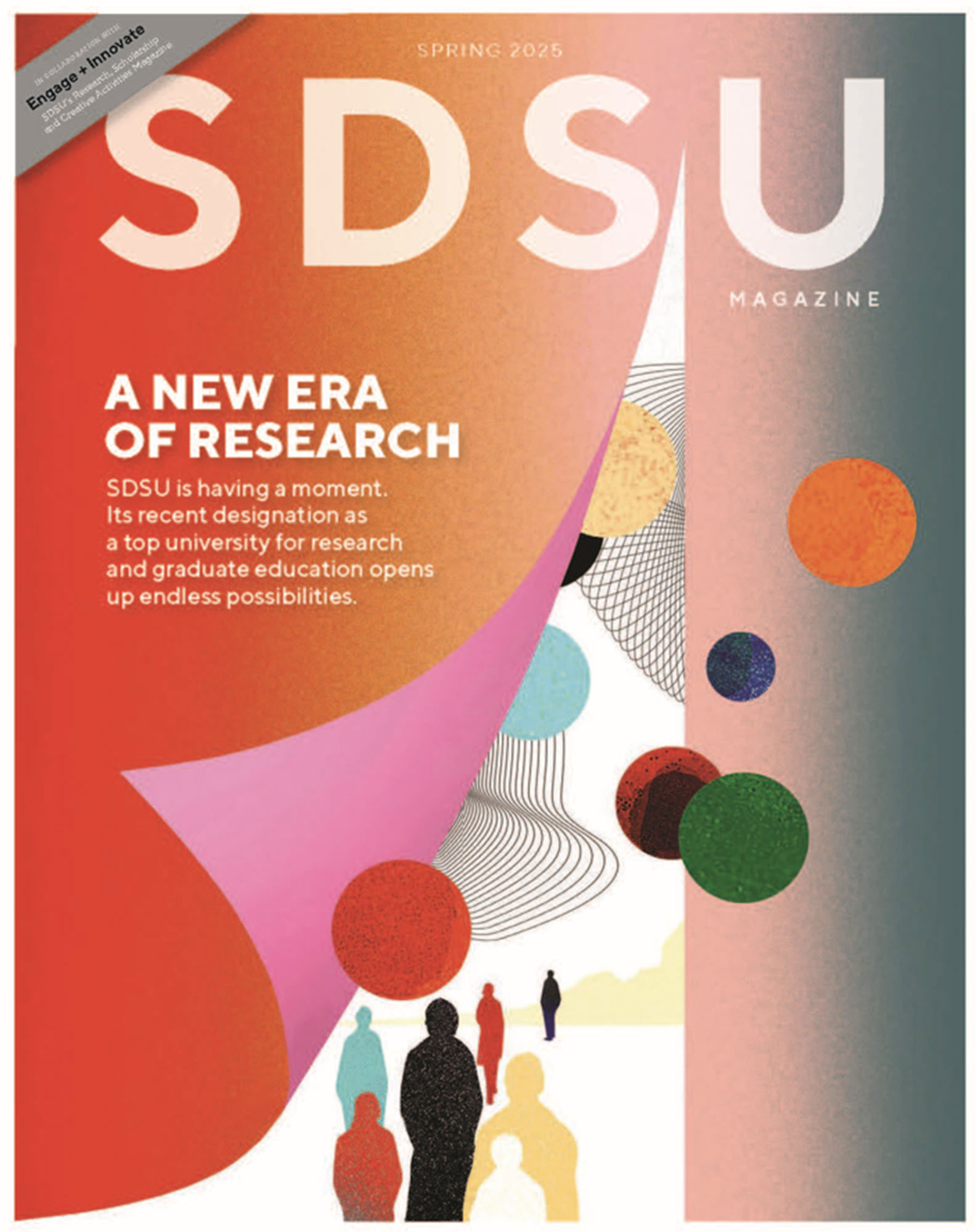 Cover of SDSU Magazine for 2025