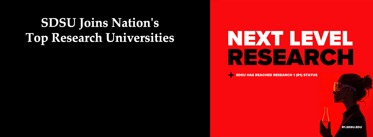 SDSU Joins Nation's Top Research Universities